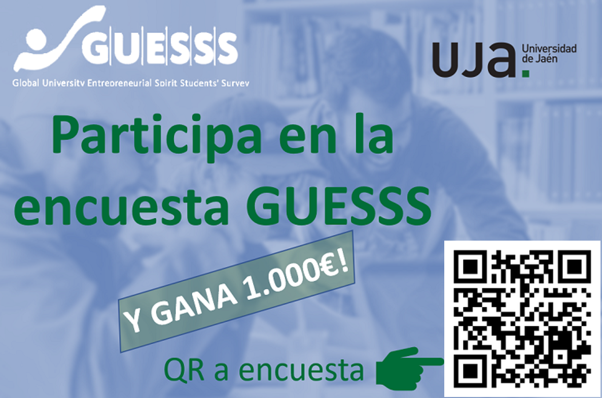 Cartel GUESSS 2025 con QR